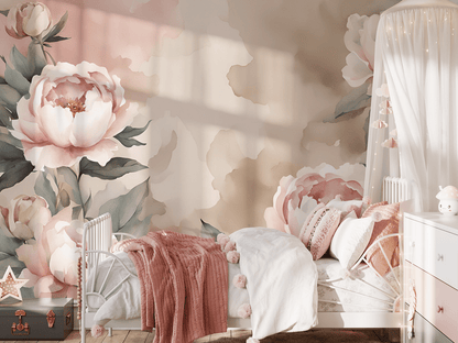 Photo wallpaper, Peonies