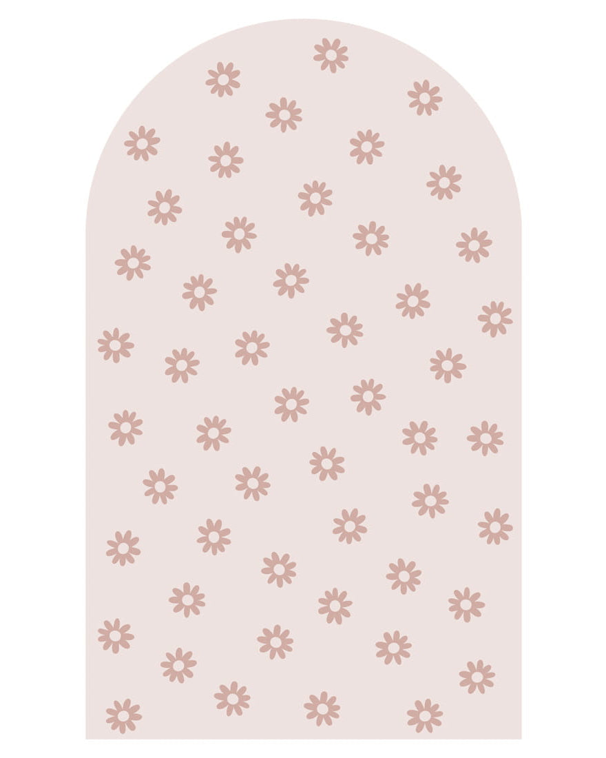 Pastelowe Love, Seinätarra Kaari, Pink Vintage Daisies