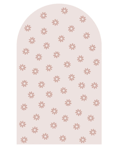 Pastelowe Love, Seinätarra Kaari, Pink Vintage Daisies
