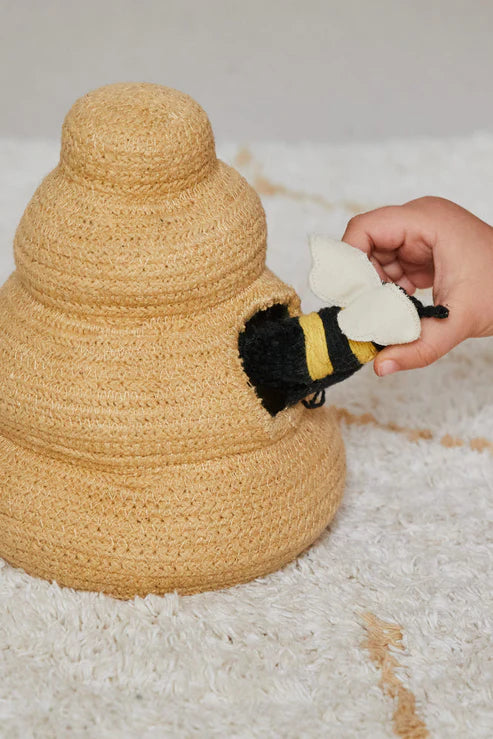 Planet Bee, Washable Rug, Pollination