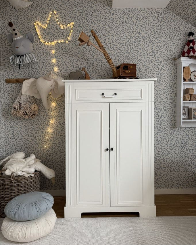 Bellamy, Ines, High Chest of Drawers, White
