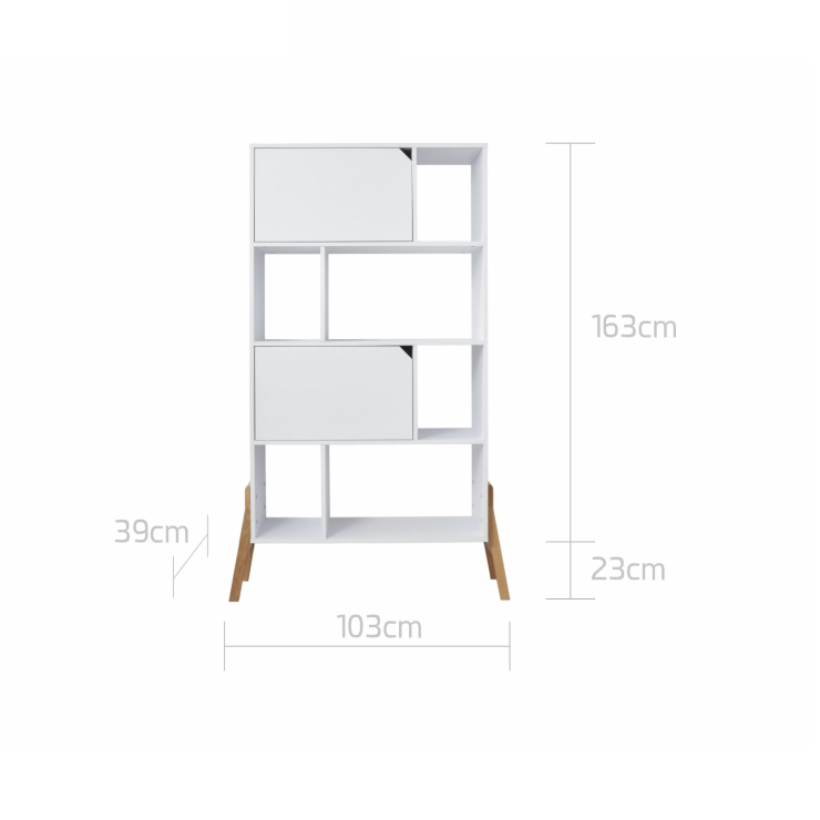 Bellamy, Lotta Bookcase, White