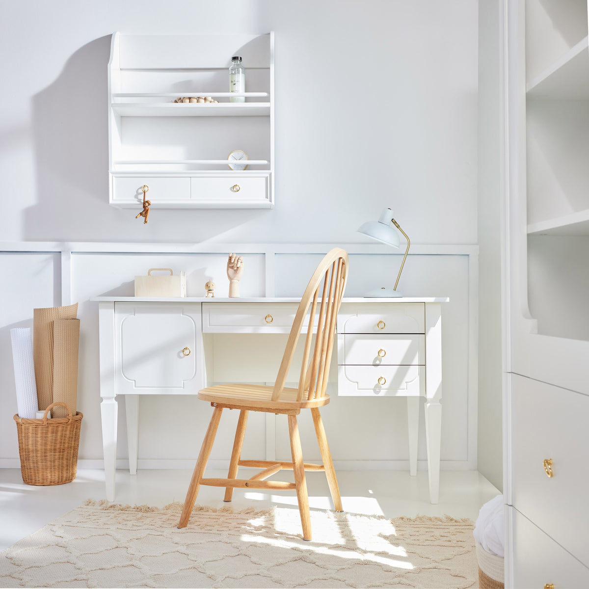 Bellamy, Royal, Desk, White