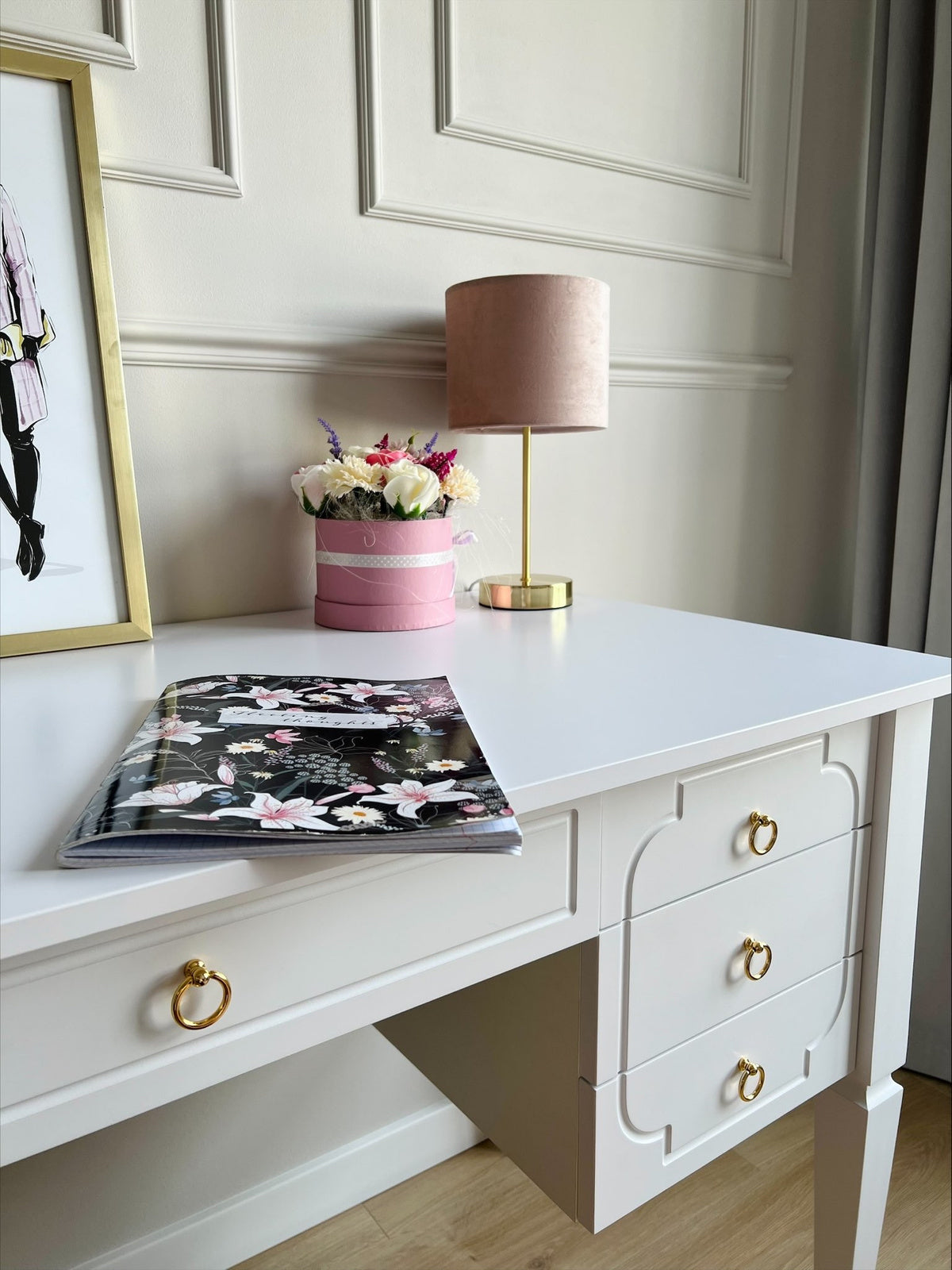 Bellamy, Royal, Desk, White