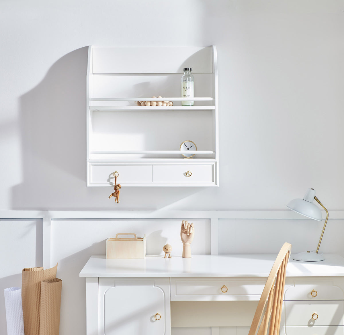 Bellamy, Royal, Desk, White