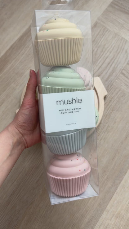Mushie, Silikoninen lelu,  Mix and Match Cupcake