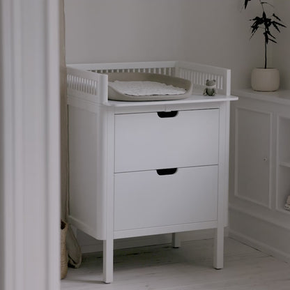 Zebra, Chest of drawers/Dressing table, Classic White