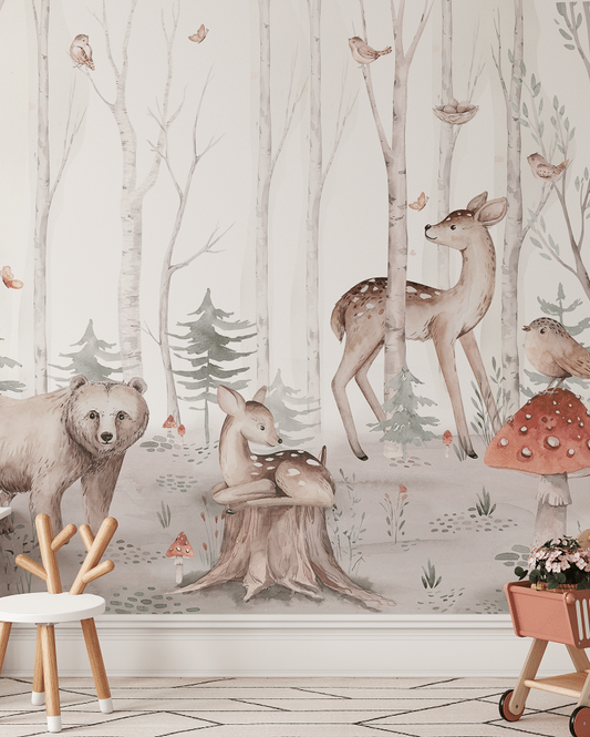 Photo wallpaper, Friends From The Forest