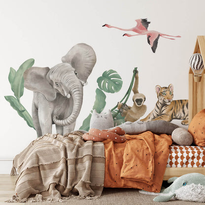 Pastelowe Love, Seinätarra Setti, Safari Animals 1