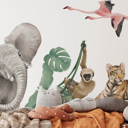 Pastelowe Love, Seinätarra Setti, Safari Animals 1