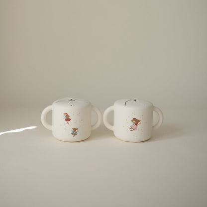 Mushie, Silicone Snack Cup, Fairy Mice