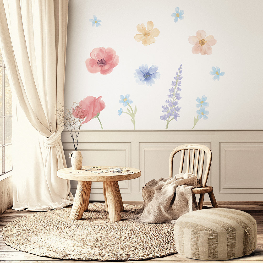 Pastel Love, Wall Decal Set, Spring Garden 1