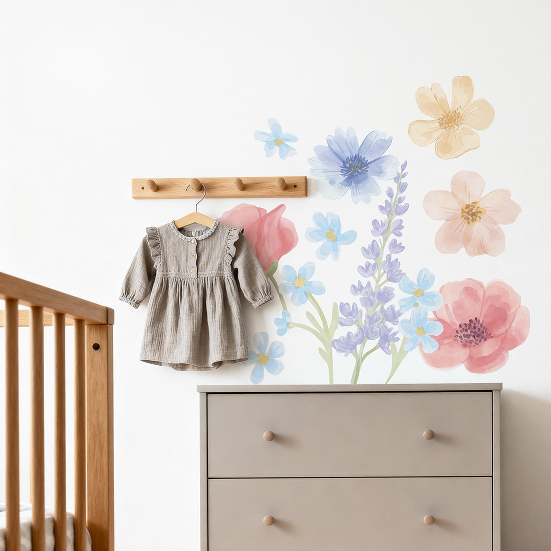 Pastel Love, Wall Decal Set, Spring Garden 1