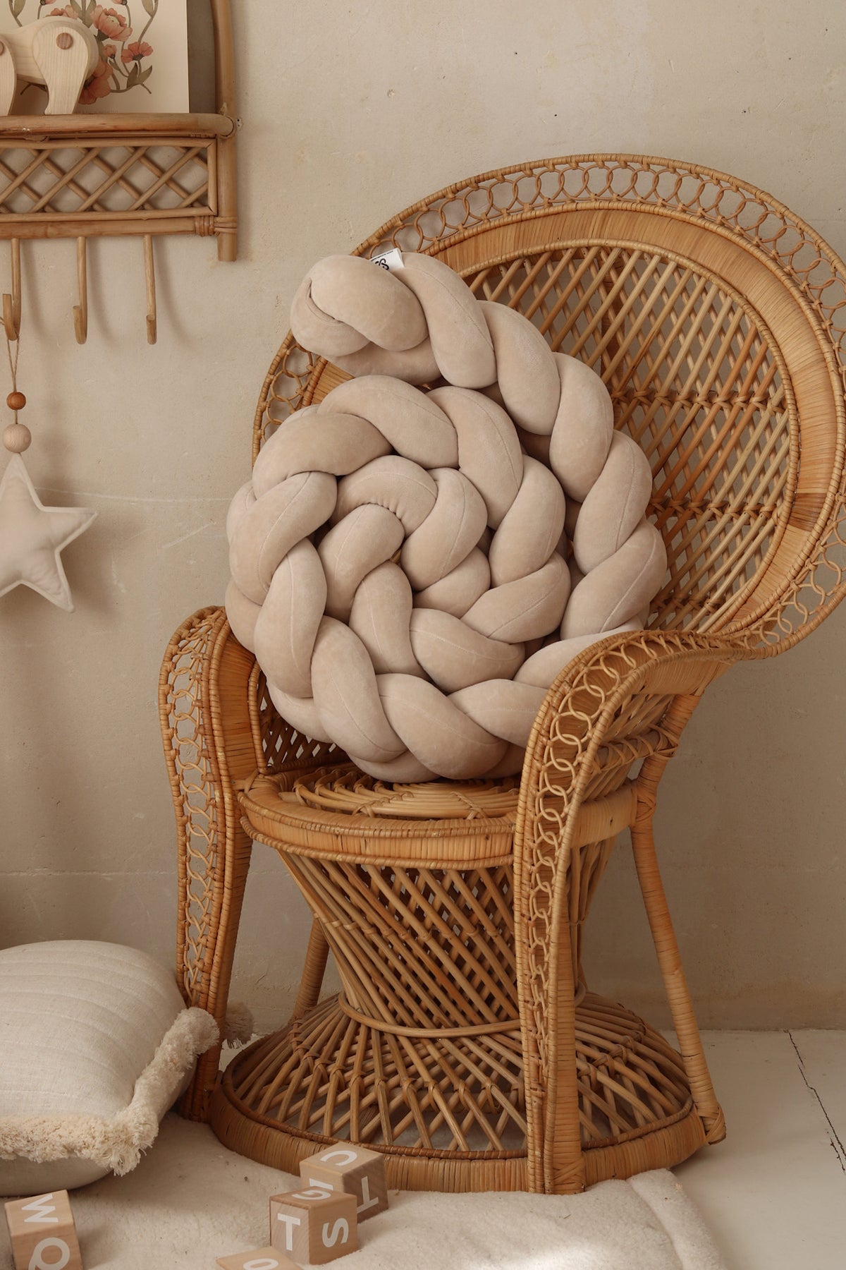 Edge padding Letti, Velvet Beige