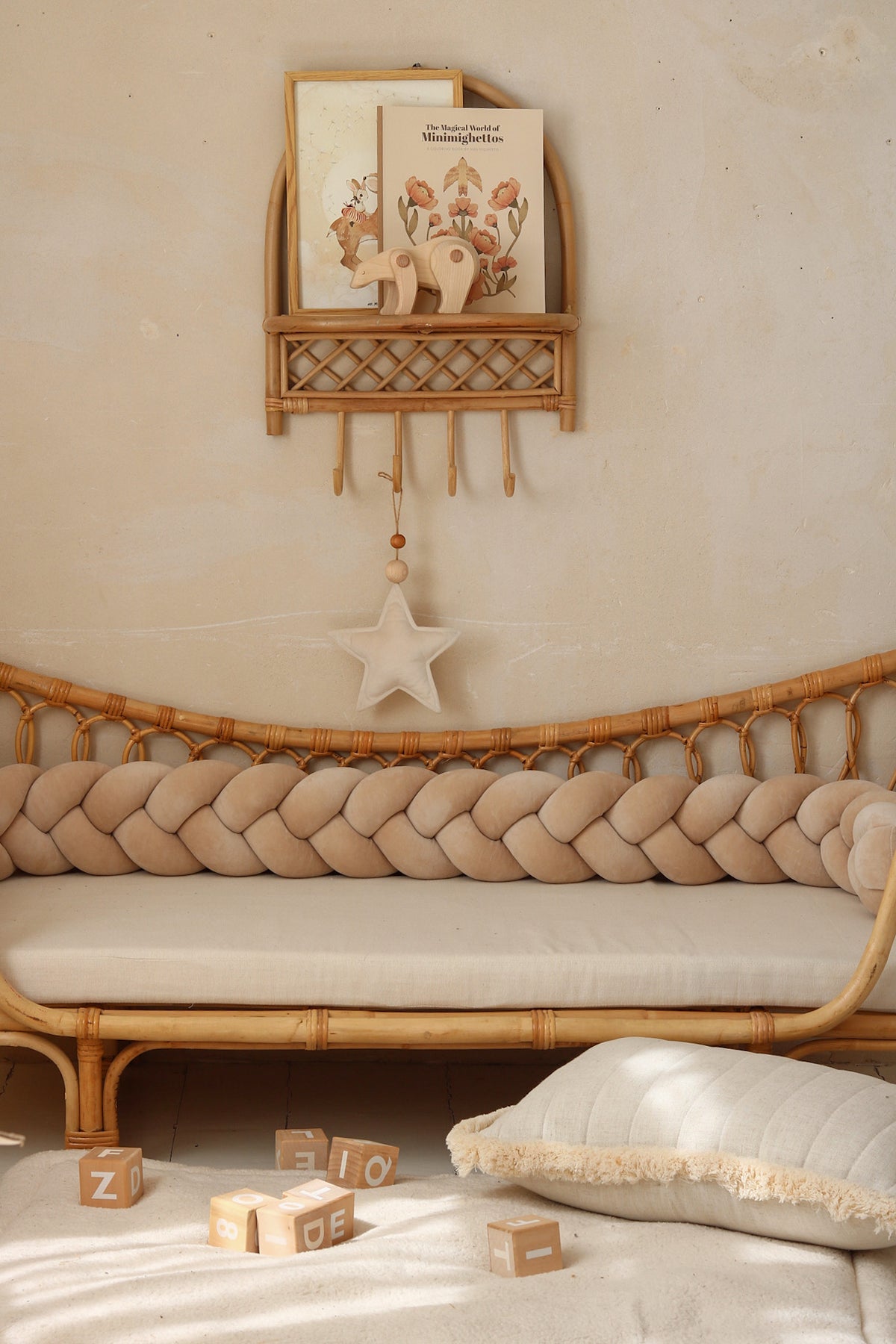 Edge padding Letti, Velvet Beige