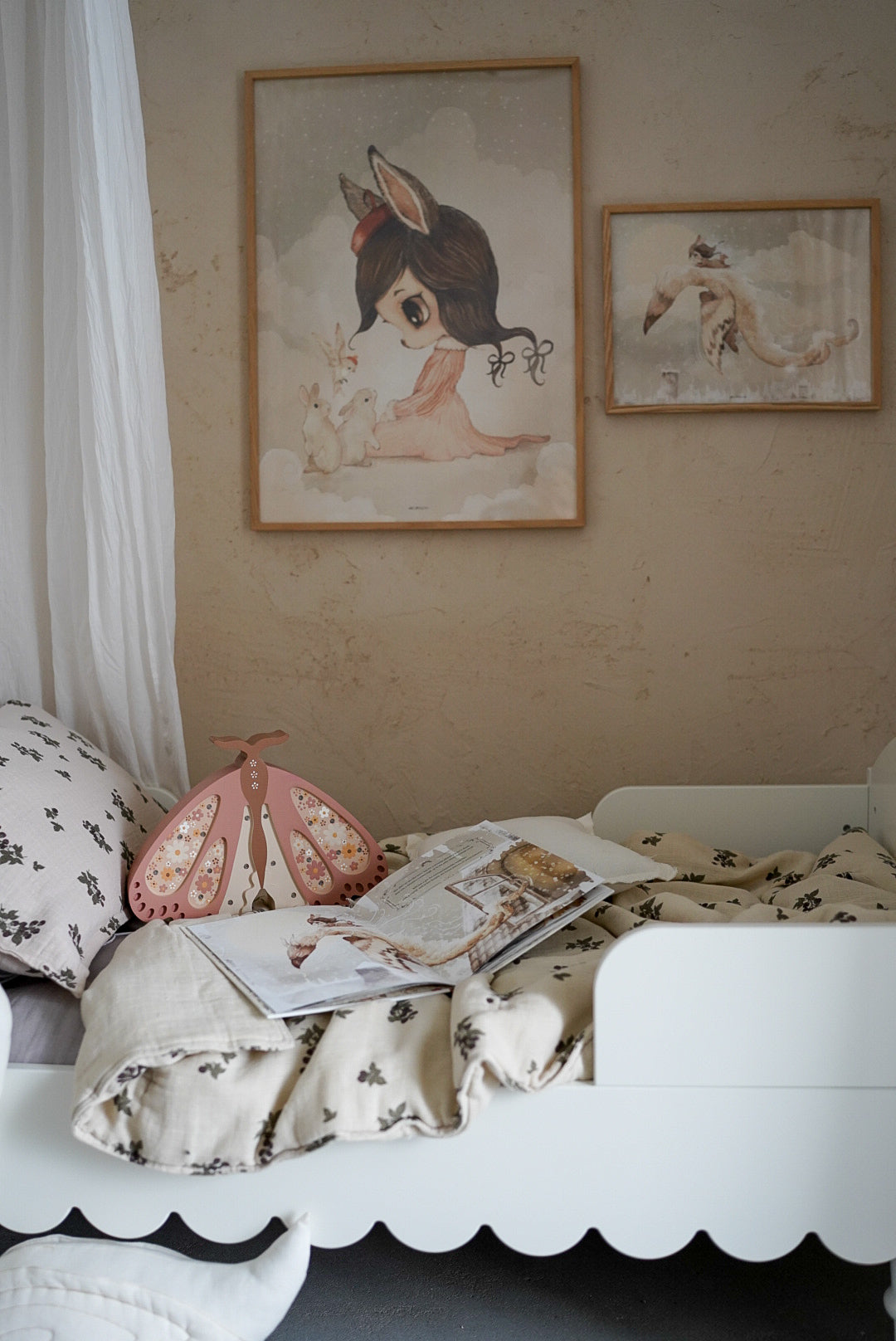 Wood Luck Design, Cot &amp; Junior bed 2 IN 1, 70x140 cm, Babushka White