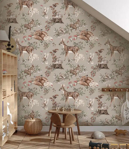Forest Beige, Wallpaper
