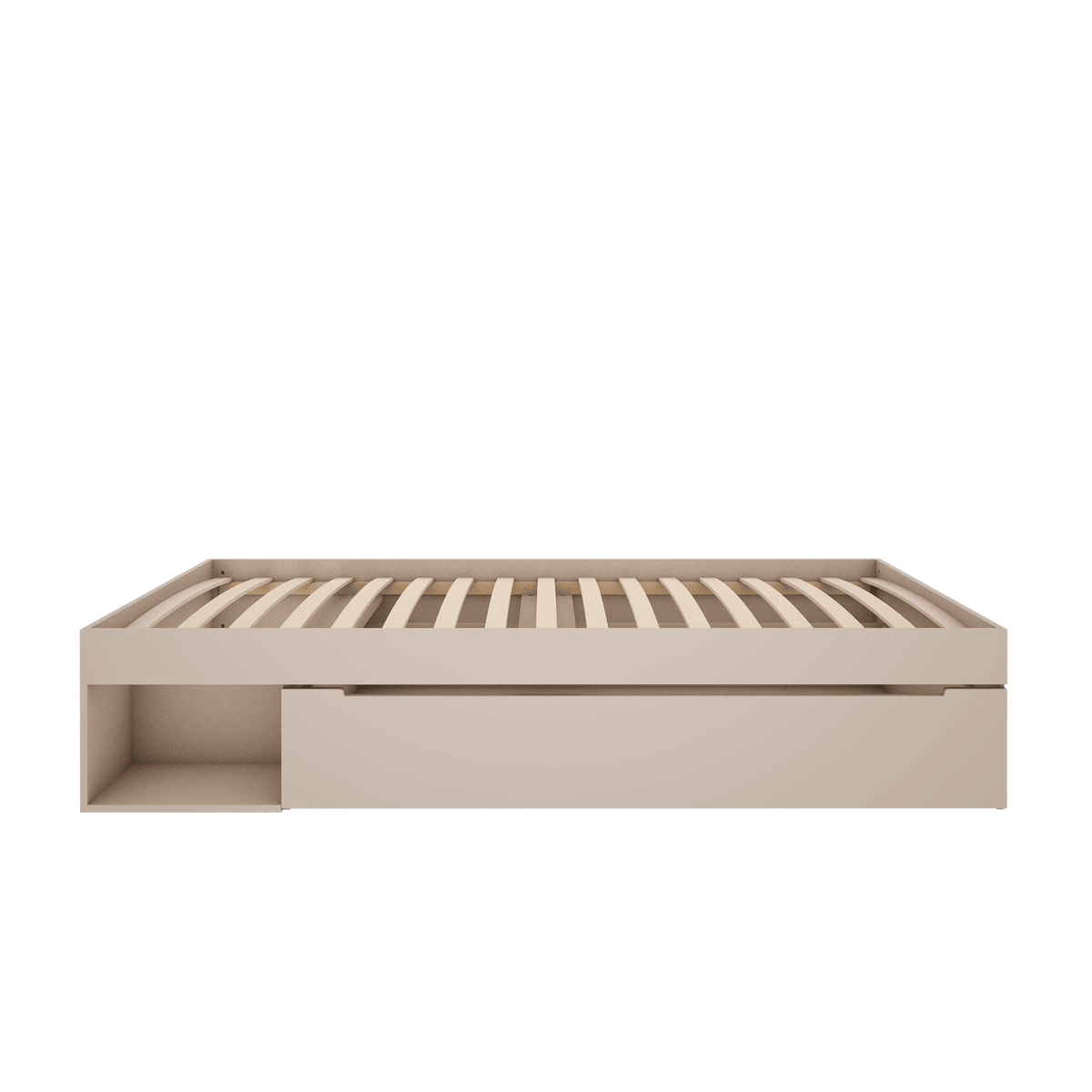 Wood Luck Design, Bed 90x200 cm, Sand Beige