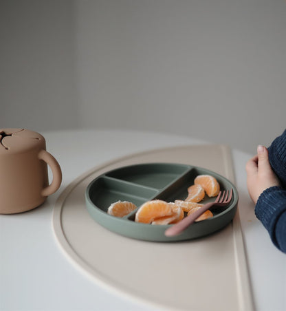 Mushie, Silicone Dinnerware Set, Dino