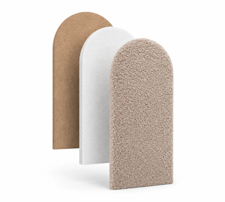 Monio, Seinäpaneeli 80X18cm, Boucle Beige