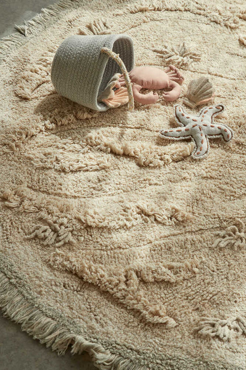 Sea Wonders, Washable Rug, Island