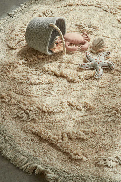 Sea Wonders, Washable Rug, Island
