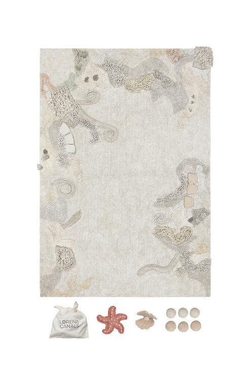 Sea Wonders, Washable Mat, Seabed
