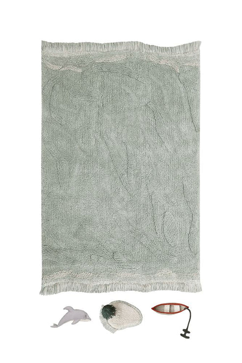 Sea Wonders, Washable Rug, Waves