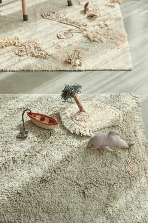 Sea Wonders, Washable Rug, Waves