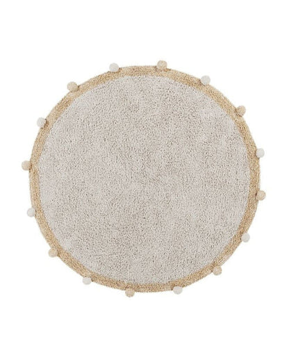 Bubbly Natural, Washable Rug, Honey