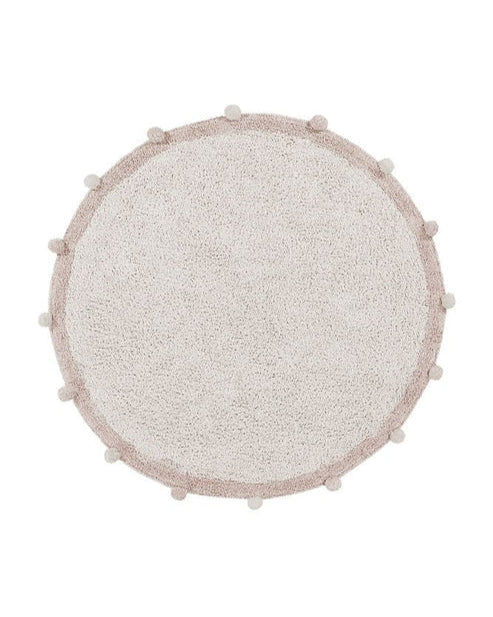 Bubbly Natural, Washable Rug, Vintage Nude