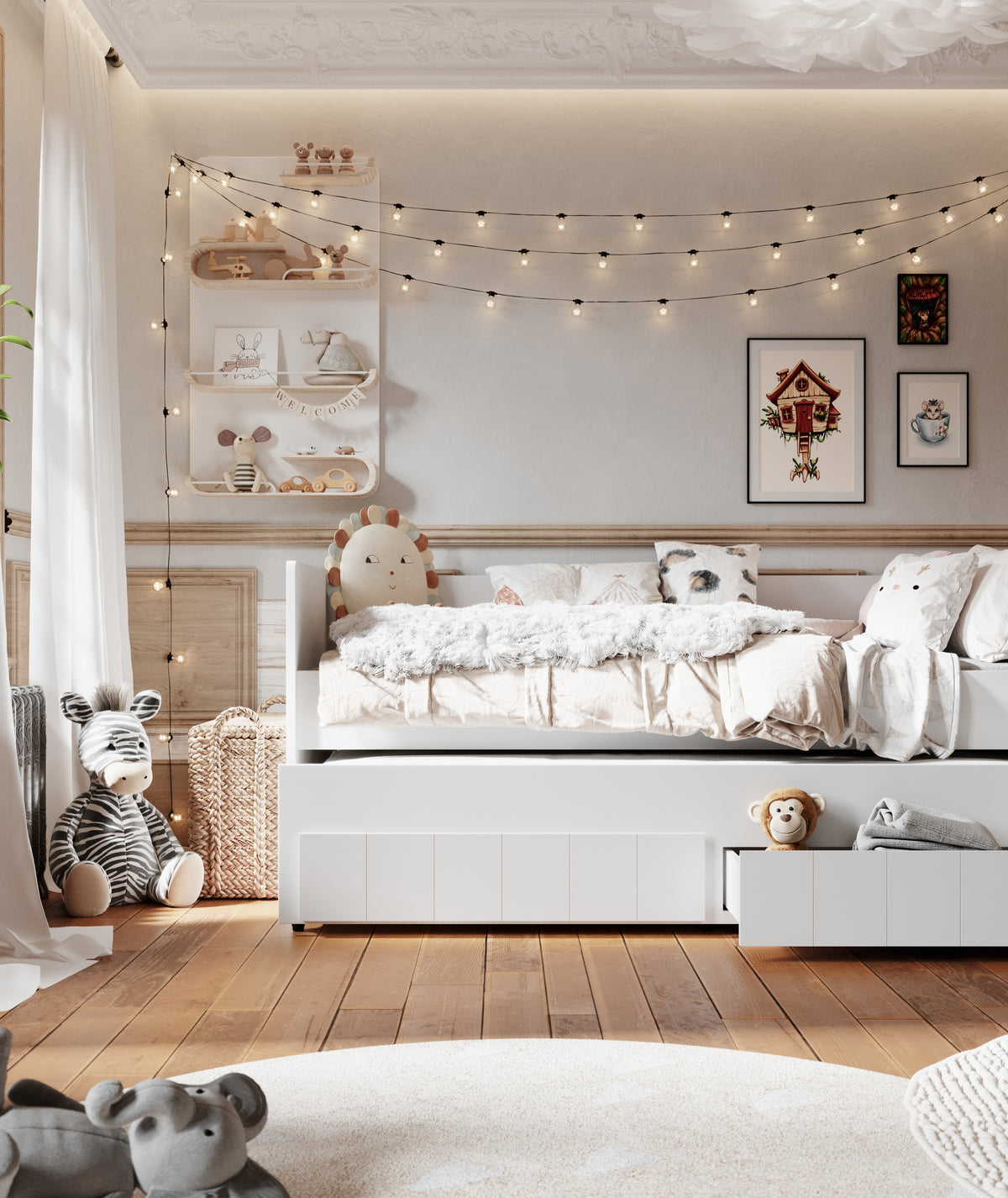 Pinio, Calmo Sohvasänky 90x200 cm, White