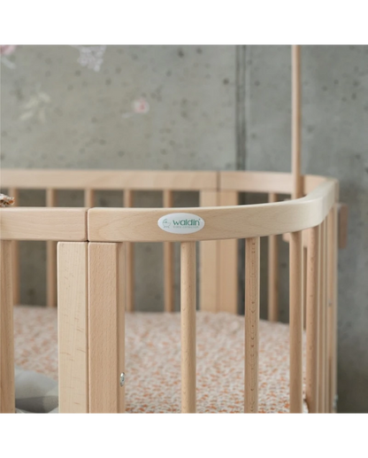 Waldin, Pinnasänky 5in1 + Patja, Natural Wood
