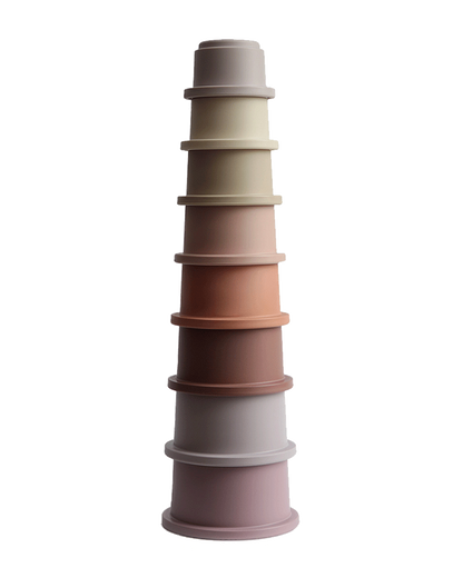 Mushie, Stackable Cups, Petal