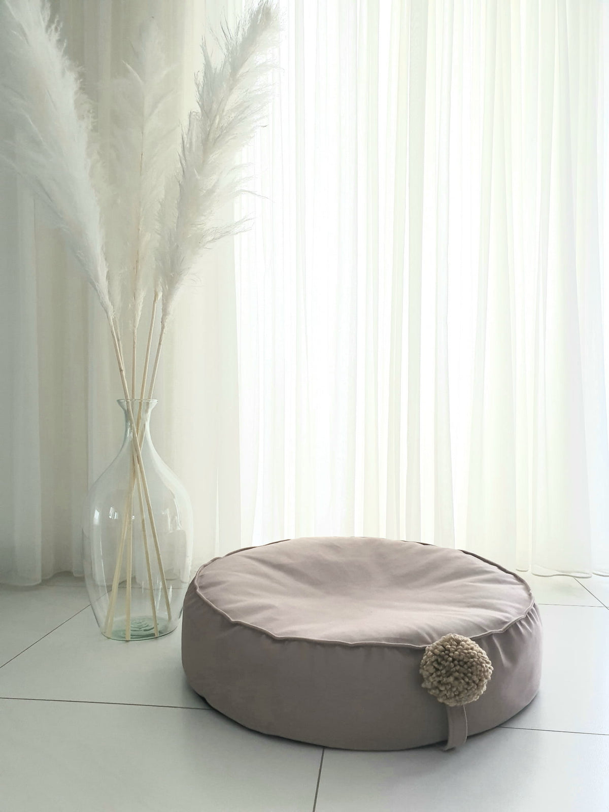 Floor cushion, Beige