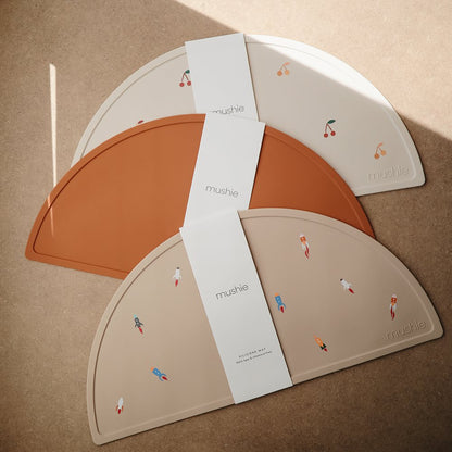 Mushie Silicone Dining Tray, Rocket