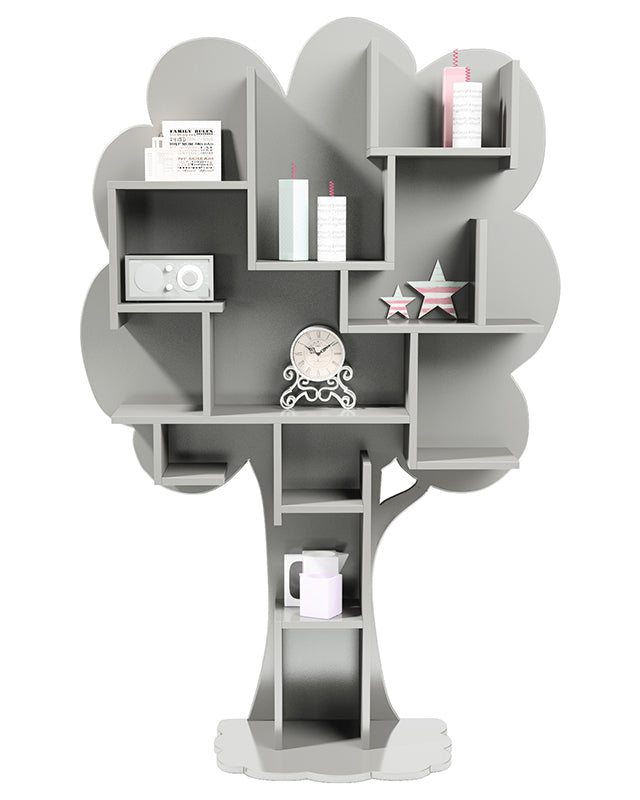 Mathy By Bols Bookcase Wood, Pearl Grey (+ 27 different colors)