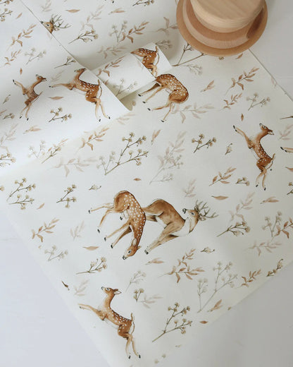 Matuu Deer Glade White, Wallpaper
