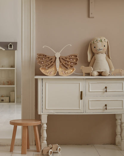 Little Lights Night light, Butterfly Coffee Cream