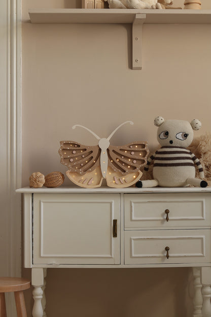 Little Lights Night light, Butterfly Coffee Cream