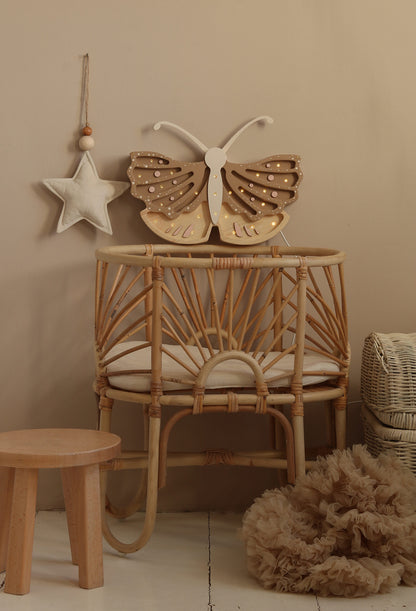 Little Lights Night light, Butterfly Coffee Cream