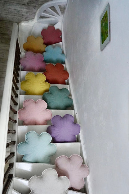 Moi Mili dekorativ kudde, linneblom "Mint"