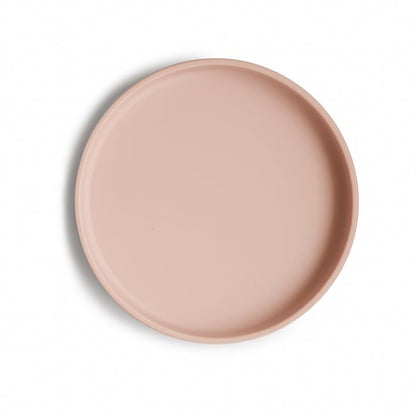 Mushie Silikonilautanen Imukupilla, Classic Blush