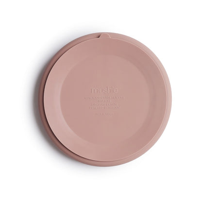 Mushie, Silicone plate with suction cup, Blush