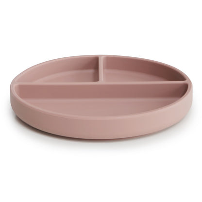 Mushie, Silicone plate with suction cup, Blush