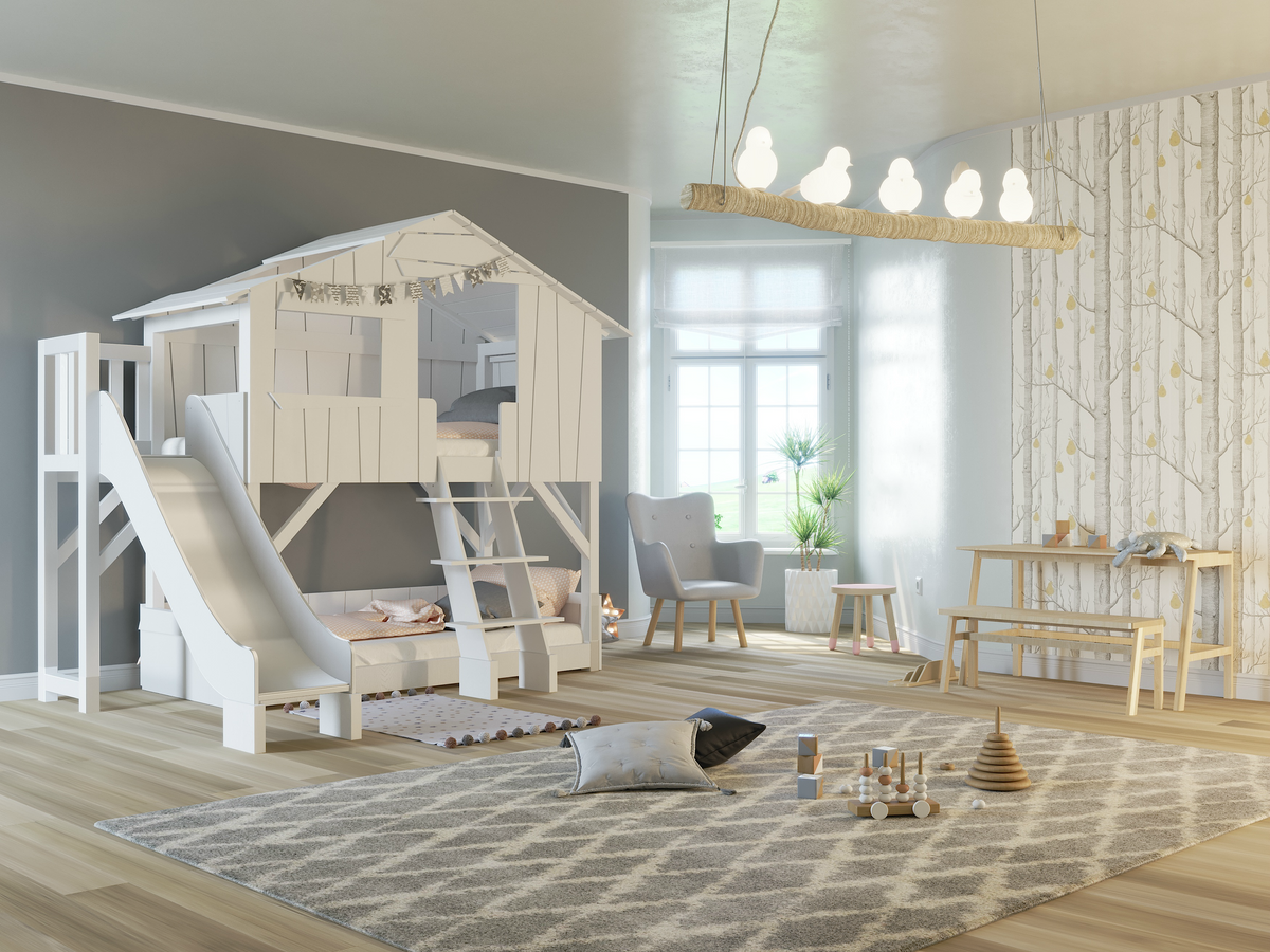Mathy By Bols Bed &amp; Slide 90x200, Treehouse Single