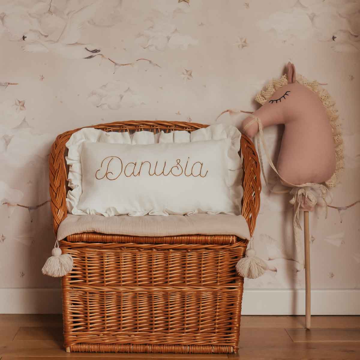 Magic Swans Beige, Tapetti