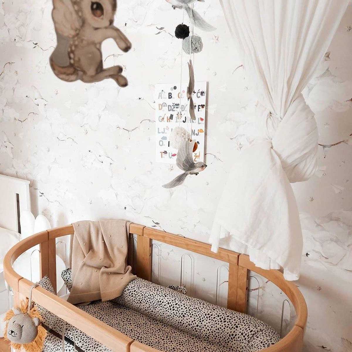 Magic Swans Beige, Tapetti