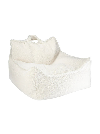Wigiwama Beanbag, Teddy Cream White