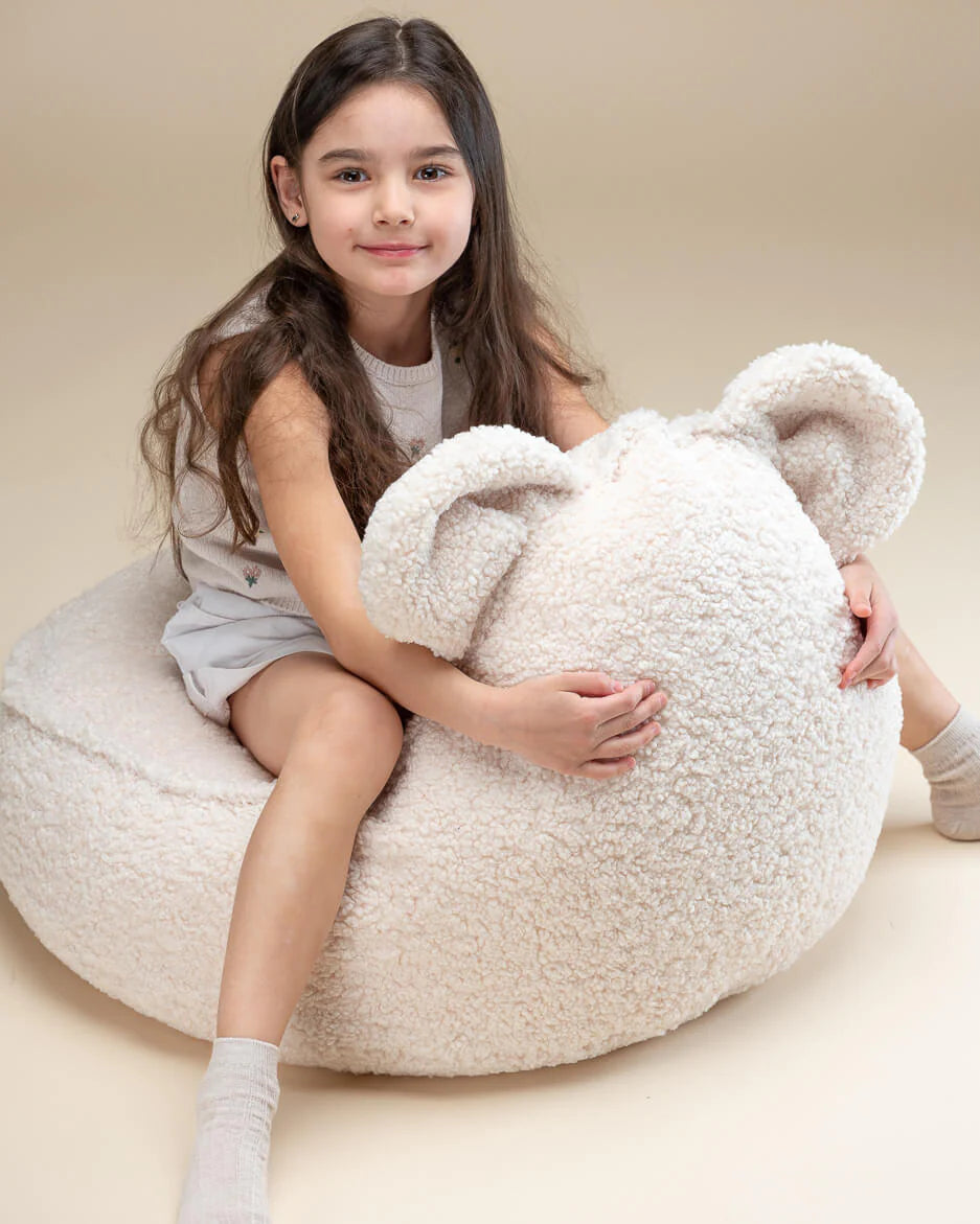Wigiwama Beanbag, Cream White Bear